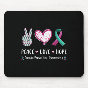 Peace Love Hope Suicide Prevention Awareness Man W Muismat