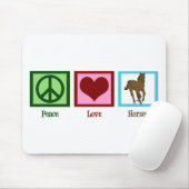 Peace Love Horses Muismat (Met muis)