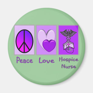Peace Love Hospice Nurse (PAARS) Magneet