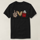 Peace Love Hot Cocaca Bombs Merry Kerstfamilie T-shirt (Design voorkant)