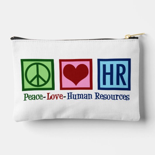 Peace Love HR Human Resources Etui (Achterkant)