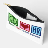 Peace Love HR Human Resources Etui (Open)
