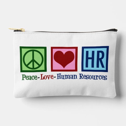 Peace Love HR Human Resources Etui (Voorkant)