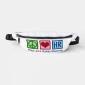 Peace Love HR Human Resources Heuptasje (Voorkant)