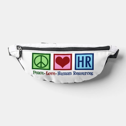 Peace Love HR Human Resources Heuptasje (Liggend)