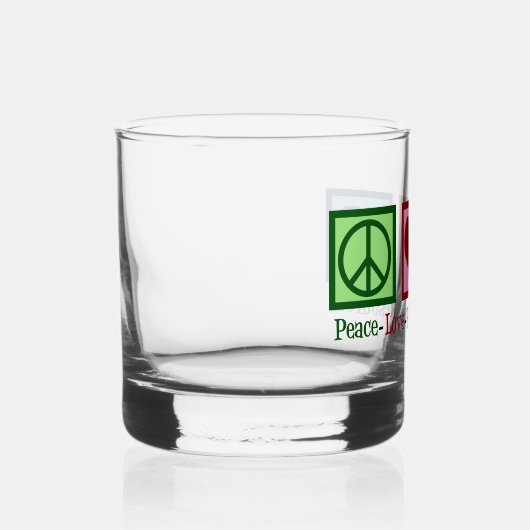 Peace Love HR Human Resources Whisky Glas (Rechts)