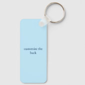 Peace Love HR - Personeelsblauw Sleutelhanger (Achterkant)