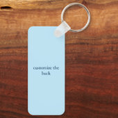 Peace Love HR - Personeelsblauw Sleutelhanger (Achterkant)