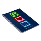 Peace Love HR Personeelsmedewerkers Notitieboek (Rechterzijde)