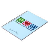 Peace Love Human Resources Notitieboek (Linkerzijde)