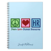 Peace Love Human Resources Notitieboek (Voorkant)