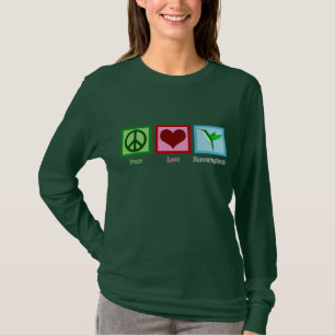 Peace Love Hummingbird T-shirt