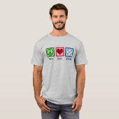 Peace Love HVAC Company T-shirt (Voorkant volledig)