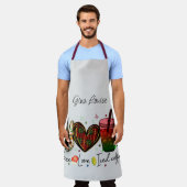 Peace Love Iced Coffee Fun Schort (Gedragen)