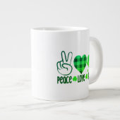 Peace Love Irish-60682 Grote Koffiekop (Voorkant rechts)