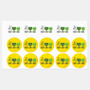 Peace Love Irish-60682 Labels