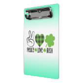 Peace Love Irish-60682 Mini Klembord (Angled2)