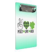Peace Love Irish-60682 Mini Klembord (Schuin)