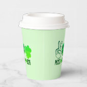 Peace Love Irish-60682 Papieren Bekers (Rechts)