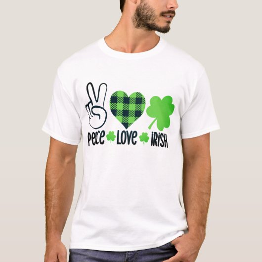 Peace Love Irish-60682 T-shirt (Voorkant)