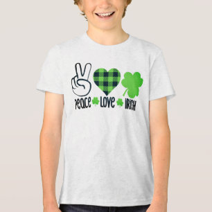 Peace Love Irish-60682 Tri-Blend Shirt
