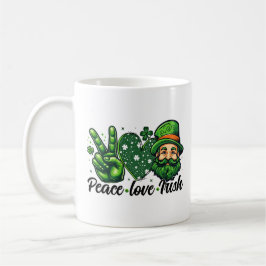 Peace Love Irish Mok - Perfect voor St. Patrick's 