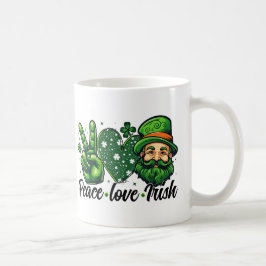 Peace Love Irish Mok - Perfect voor St. Patrick's