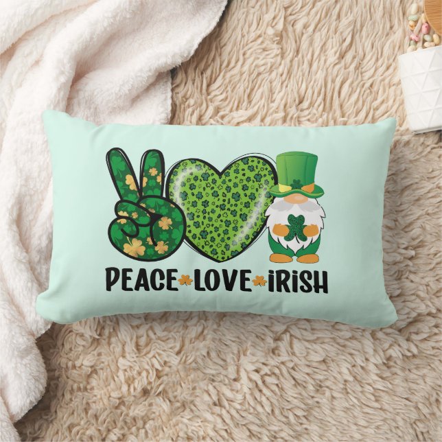 Peace Love Irish Sierkussennen – Gezellige charme Kussen (Deken)