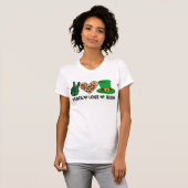 Peace Love Ish St. Patrick's Day T-shirt (Voorkant volledig)