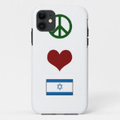 Peace Love Israel Case-Mate iPhone Case (Achterkant)