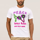 Peace Love Jazz Fest T-shirt (Voorkant)