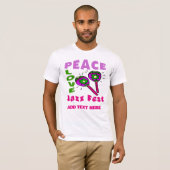 Peace Love Jazz Fest T-shirt (Voorkant volledig)