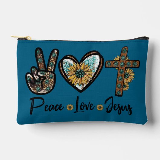 Peace Love Jesus Etui (Voorkant)