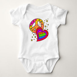 Peace, Love, Joy Baby Bodysuit