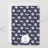 Peace Love Joy behandelt Hondenliefhebber Foto Mod Feestdagenkaart (Achterkant)