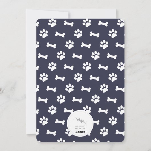 Peace Love Joy behandelt Hondenliefhebber Foto Mod Feestdagenkaart (Achterkant)