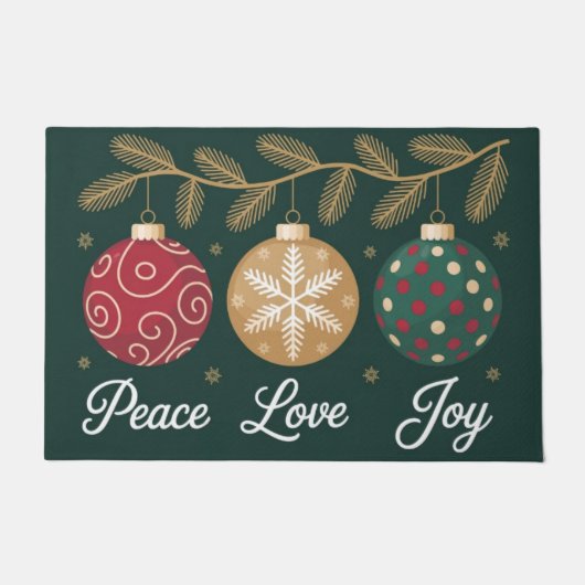 Peace Love Joy Deurmat (Voorkant)