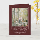 Peace Love Joy Elegant Holiday Kaart (Gele Bloem)