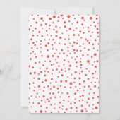 Peace Love Joy en koraalbessen kerstfoto Feestdagenkaart (Achterkant)