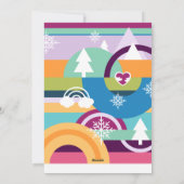 Peace Love & Joy Fun Bright Kerstmis Emoji Foto Feestdagenkaart (Achterkant)