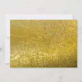 Peace Love Joy goud, zwarte kerst Groupon foto Feestdagenkaart (Achterkant)