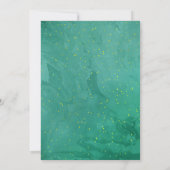 Peace Love Joy Kerstkerst Holly Berries Foto Feestdagenkaart (Achterkant)