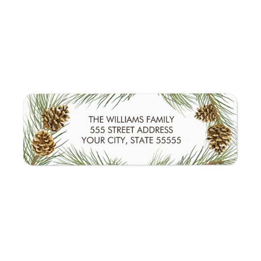 Peace Love Joy-kerstretour-label Etiket (Voorkant)