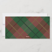 Peace Love & Joy - Moderne foto Feestdagenkaart (Achterkant)