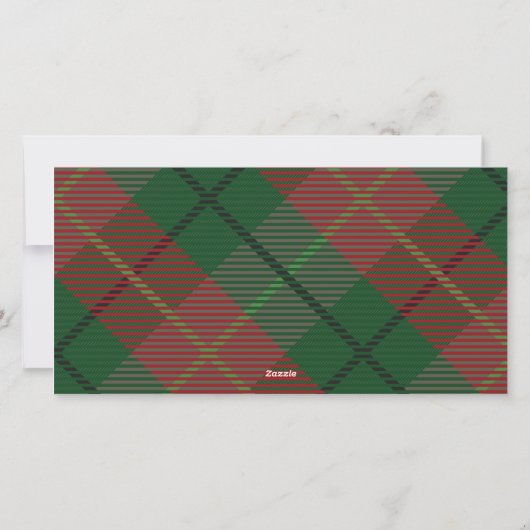 Peace Love & Joy - Moderne foto Feestdagenkaart (Achterkant)