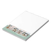 Peace Love Joy Photo Collage Holiday Greep Notitieblok (Linkerzijde)