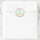 Peace Love Joy Ronde Sticker (Tas)