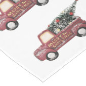 Peace Love & Joy Speelgoed Truck Merry Kerstmis Korte Tafelloper (Hoek)