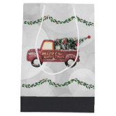 Peace Love & Joy Speelgoed Truck Merry Kerstmis Medium Cadeauzakje (Achterkant)