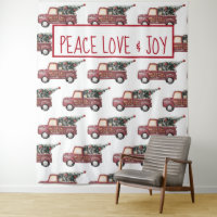 Peace Love & Joy Speelgoed Truck Merry Kerstmis